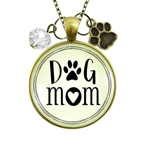Gutsy Goodness PRNE24005675 Pendant Necklace For Dogs Lover Dog Mom Jewelry Handmade Best Friend Canine Paw Print Charm 24 Inch thumb #1