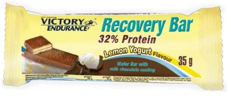 Victory Endurance Recovery Bar Sabor Yogur Limón. Barrita recuperadora con 32% de proteína (12x35 g)