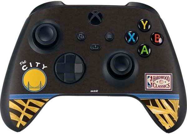 Skinit Decal Gaming Skin Compatible with Xbox Series X Controller - Officially Licensed NBA Golden State Warriors Jersey Design