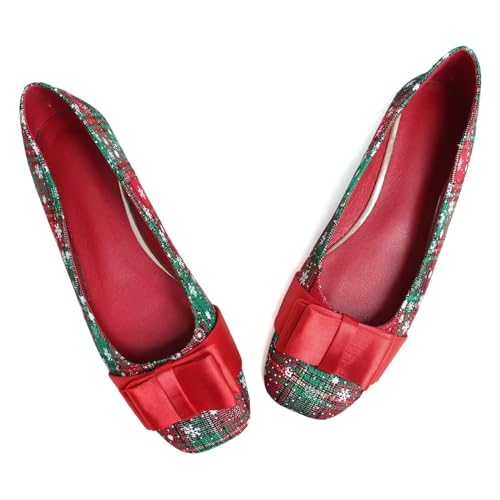 Image of Dear Time Women's Flats Shoes Bowknot Dressy Ballets Loafers Wedding Business Casual Walking Shoes