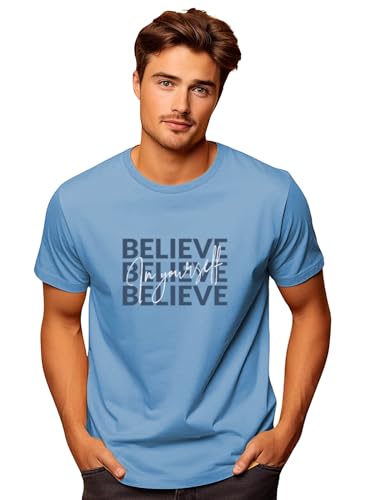 Image of ADRO Tshirt for Men | Printed T Shirt for Men | 100% Cotton Regular Fit T-Shirt |Printed T Shirt