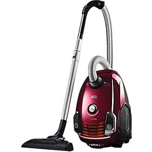 AEG VX6-2-RR Staubsauger mit Beutel / 360° drehbare Räder / Zusatzdüsen / Ergo-Handgriff / 9 m Aktionsradius / 800 Watt…