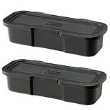 リス トランクカーゴ インナーカーゴS-2 ブラック 1.9L 2個セット 日本製 小物入れ キャンプ プラスチック おしゃれ ピクニック 仕切り