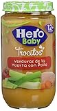 potitos para bebes 6 meses thermomix Formato Tarrito de 235 g Hero Baby Trocitos Potito de Verduras De La Huerta Con Pollo para Bebés a partir de 12 meses 235 g