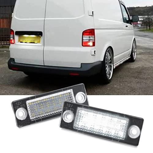  2pcs LED Numero di Targa Della Lampada Della Luce per V-W P-assat B5.5 Caddy MK3 Golf T-ransporter T5 T6 T-ouran J-etta Syncro