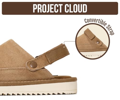 Image of Project Cloud Kids Genuine Leather Clogs with Back Strap (Little Goldstar)