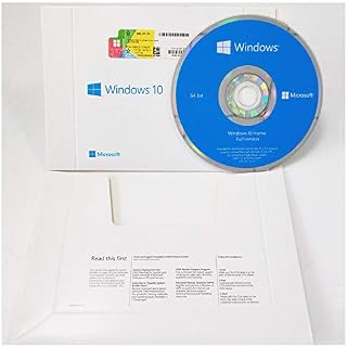 Windows 10 Home 64 Bit System Builder OEM | DVD Disc | English