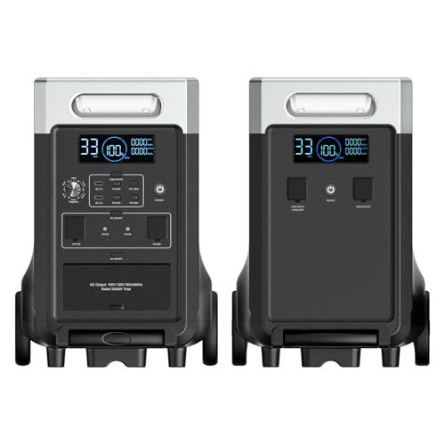 Image of AFERIY 7680Wh Portable Power Station,P310 with 1 Extra Battery,120V 3600W | Expandable Capacity LiFePO4 Battery Backup,Solar Generator for Home Use,Outdoor Camping,Power Outage,Camping,RV,Emergencies