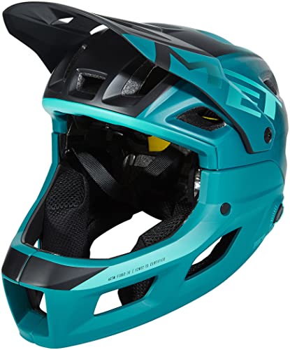 Met - Casco de Ciclismo Completo para BMX, MTB, Parachute MCR MIPS, Color Azul petróleo, Talla L, 58/61 cm Cover