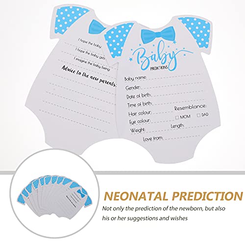 Milisten 20Pcs Advice Cards Baby Shower, Prediction Advice Cards, Baby Prediction Cards - Image 2