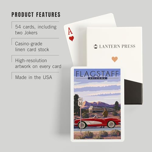 Baraja de Póker Ruta 66 Flagstaff Arizona 52 Cartas miniatura 3
