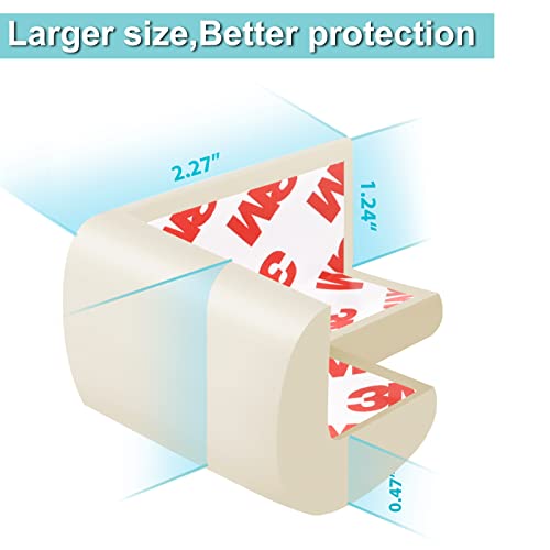 image for USfloatwishes 12 Pack Corner Protector Baby Proofing Edge and Corner G