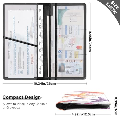 Organizador Para Documentos De Cuero miniatura 3
