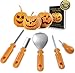 Best Deal Pumpkin Carving Kit - Professional Heavy Duty Stainless Steel Tool Set, Includes 5 Carving Tools, Used As a Carving Knife for Pumpkin Halloween Decoration