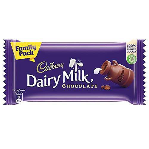 Image of Cadbury Dairy Milk Chocolate Bar Family Pack, 130 grams