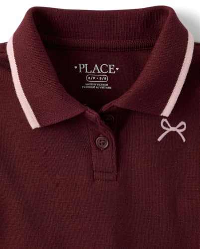 Image of The Children's Place Girls' Short Sleeve Drop Waist Polo Dress