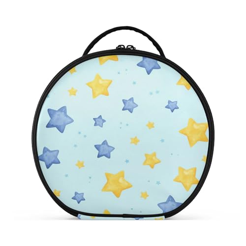 Takiito Stars Travel Makeup Case Portable Makeup Box Artist Cosmetic Case Organizer With Adjustable Dividers