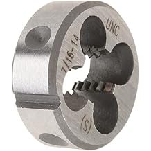 Utoolmart 7/16-14 Round Die, Machine Thread Right Hand Threading Die, Alloy Tool Steel 1pcs