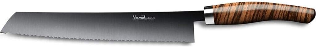 Nesmuk Janus Bread Knife - Zebrawood