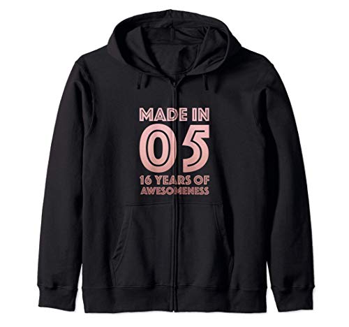 Camisa de cumpleaños 16 de las niñas de 16 años de edad Sudadera con Capucha