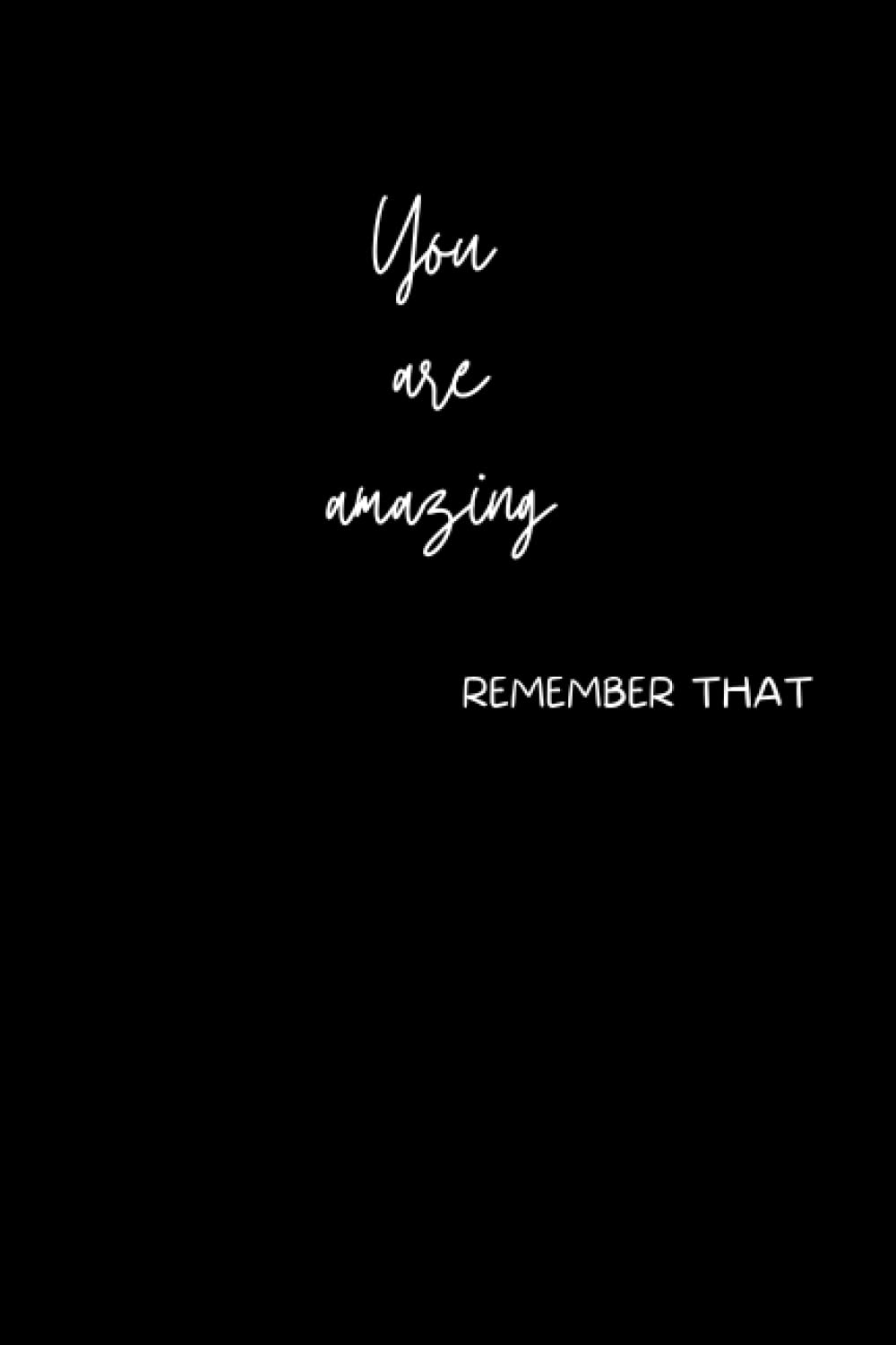 Fun In the Sun DesignsYou are amazing: Notebook blank lined journal