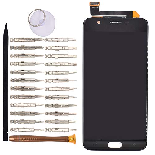 Image of LCD Screen Display with Digitizer Touch Panel Without Bezel Frame for Samsung Galaxy J7 Refine J737P SM-J737P(Black)