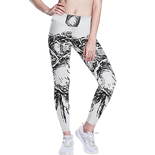 MALPLENA Rosebud Pantalon de yoga pour femme avec contrôle du ventre et élastique 4 directions, 1, Taille S