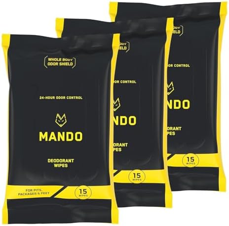 Mando Deodorant Wipes (15 ct, 3 pk