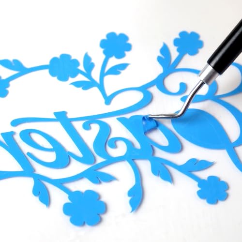 Image of RENLITONG Lake Blue HTV Iron on Vinyl 12Inch by 10ft Roll Heat Transfer Vinyl for T-Shirt HTV Rolls for All Cutter Machine - Easy to Cut & Weed for Heat Transfer Design