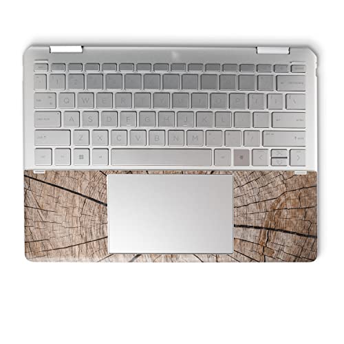 Image of MightySkins Carbon Fiber Skin Compatible with HP Spectre x360 14 inch (2022) Full Wrap Kit - Tree Rings | Protective, Durable Textured Carbon Fiber Finish | Easy to Apply | Made in The USA
