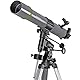 Bresser Teleskop Space Explorer für Einsteiger und Fortgeschrittene, 90/900-Refraktor mit Smartphone-Kamera-Adapter, Montierung, Stativ und Zubehör schwarz/grau