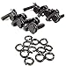 LSX Header Bolts for LS1 LQ4 LQ9 LS9 4.8 5.3 6.0 6.2L Grade 10.9 Silverado Tahoe (Iron)