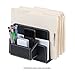 MobileVision Executive Black Desktop File Folder Organizer and Paper Tray, 5 Slot Dividers