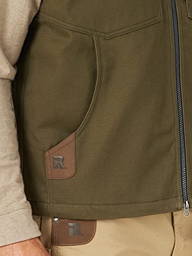 Wrangler Riggs Workwear Men's Tough Layers Work Vest, Loden, Medium #TOP3