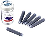Jacques Herbin 20119T - Une boite de 6 cartouches d'encre pour stylo-plumes et stylos roll...