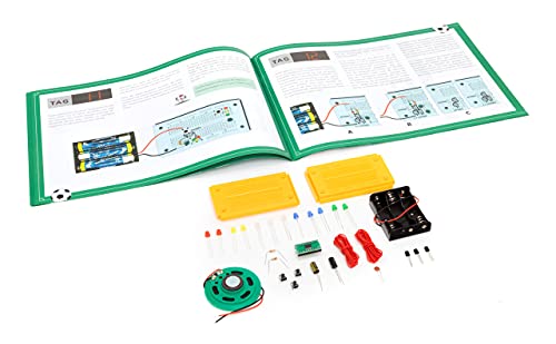 FRANZIS-67333-Calendario-dellAvvento-elettronico-da-calcio-24-circuiti-da-costruire-con-tutti-i-componenti-e-libretto-di-accompagnamento-da-30-pagine-senza-saldatura