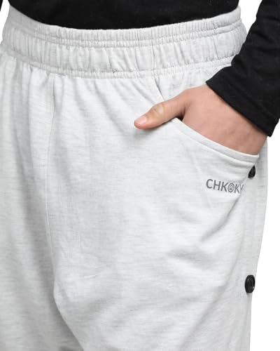 Image of CHKOKKO Men's Regular Fit Mid Rise Casual Track Pant Lower with Pocket