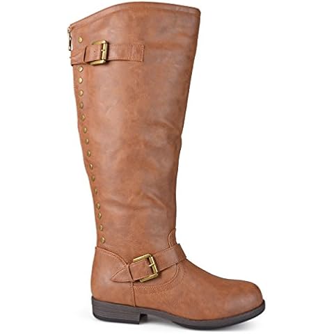 Brinley Co Women's Durango Riding Boot, Chestnut, 7 M US Cover