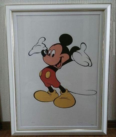 Amazon.co.jp: Sowa & Reiser 発行 ミッキー リトグラフ 絵画 
