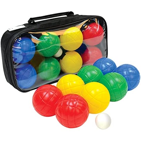 Schildköt Fun Boccia Set, 4x 2 Kunstoffkugeln, 1x Zielkugel, in wiederverschließbarer Tragetasche, 970009 Cover