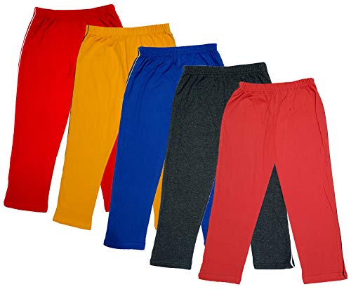 Image of indi weaves Girls Super Soft Cotton Solid Capri Pants Pack of 2