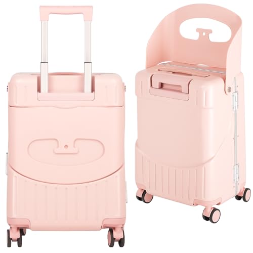 smilesun 20' Carry On Luggage with Seat For Kids &...