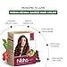 Nisha Natural Henna Based Hair Color, Permanent Red Hair Color Dye, Natural Premium Henna, 100% Grey Coverage, Red Brown, 3.17 oz