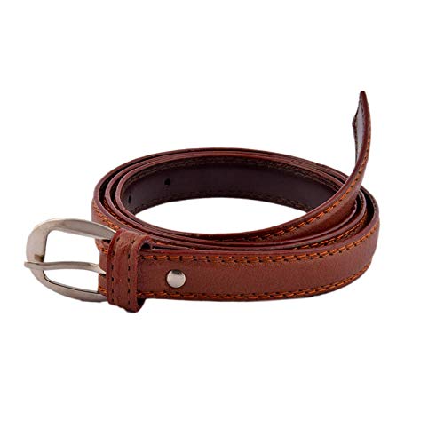Veteran Women's,Ladies's,Girl's Belt For Jeans, Women's Belt for Dresses Casual/Formal 3 Belt Combo Free Size (26-36)(Black,Brown & White-032) 1