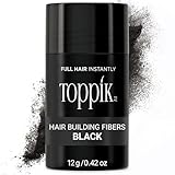 TOPPIK Hair Building Fibers,12 g, Fill In Fine or Thinning Hair, Instantly Thicker Looking, Multiple Shades for Men & Women
