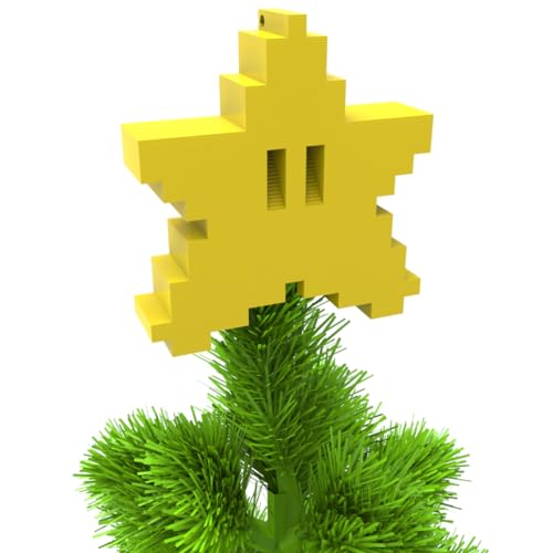 Estrela Enfeite Natalino Temática Gamer para Árvore de Natal - ARTBOX3D