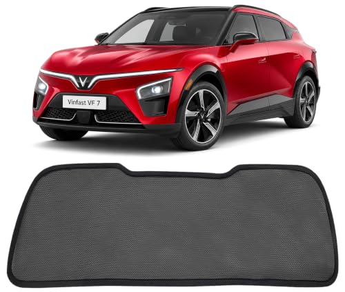 Image of Autofact Dicky Curtain for Vinfast VF 7 | Custom Fit Rear Windshield Sunshade | UV & Heat Protection | Foldable Mesh | Privacy & Cooling Car Accessory