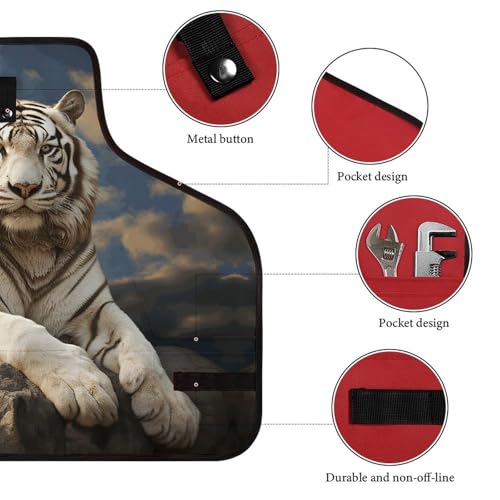 Delantal de herramientas Majestic Tiger con 8 bolsillos miniatura 3