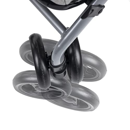 Carlett – Classic Duo Lett430 | Zusammenklappbarer Einkaufswagen | 4-Rad-Einkaufswagen |...