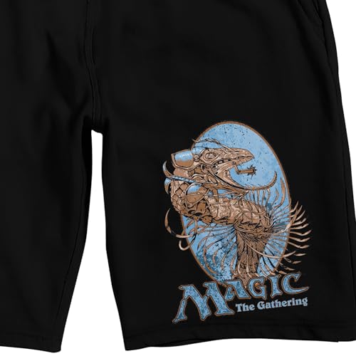 Magic The Gathering Men's Black Sleep Pajama Shorts2